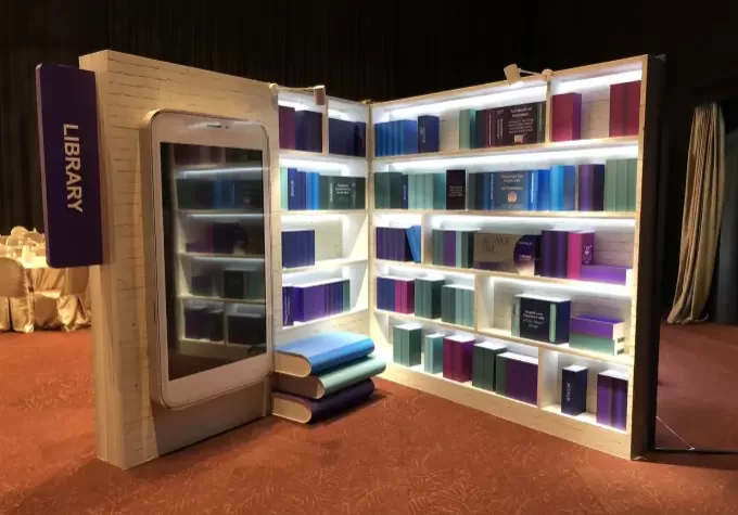 ACUVUE - Giant Iphone cum Bookshelf