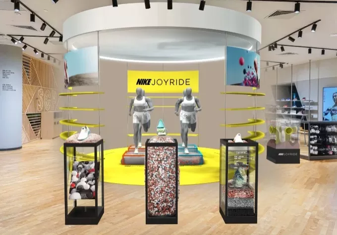NIKE JoyRide Campaign 3D Render Front view