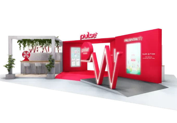 Prudential Pulse Event 3D Render